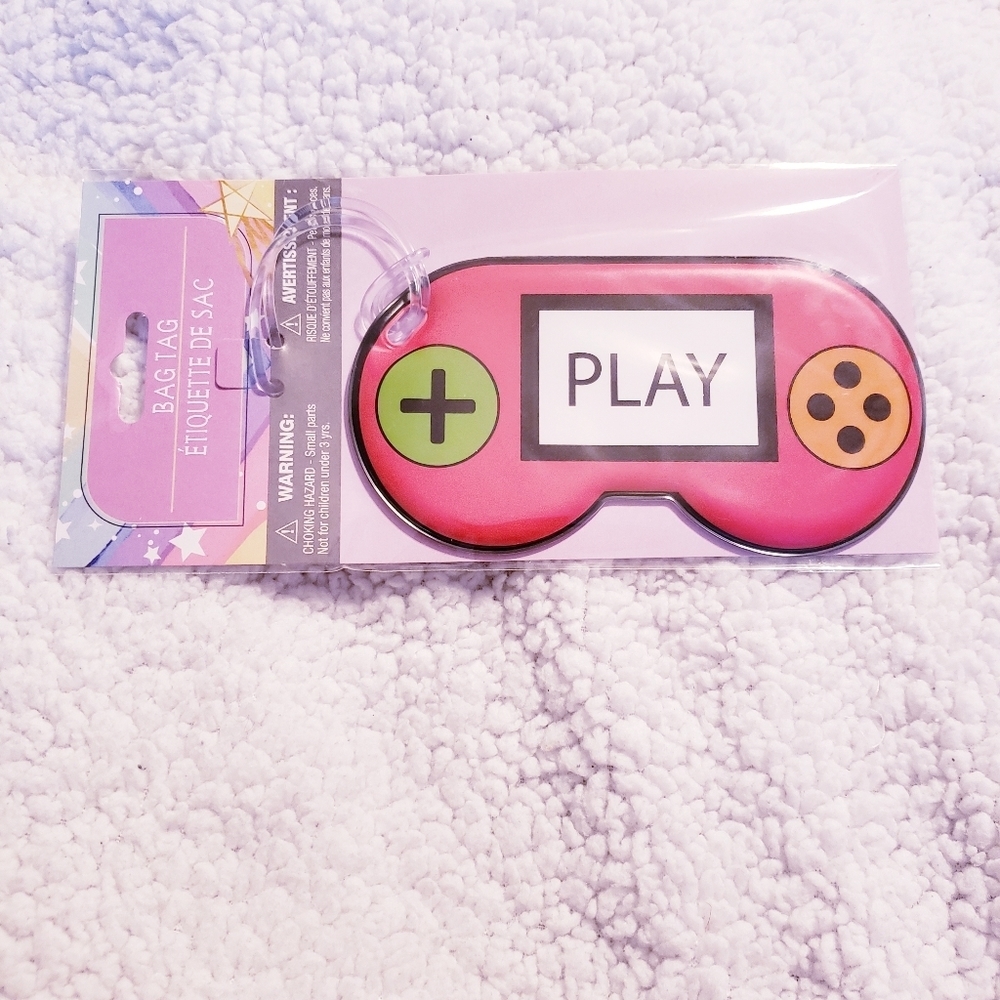 Game Controller Bag Tag. NWT.